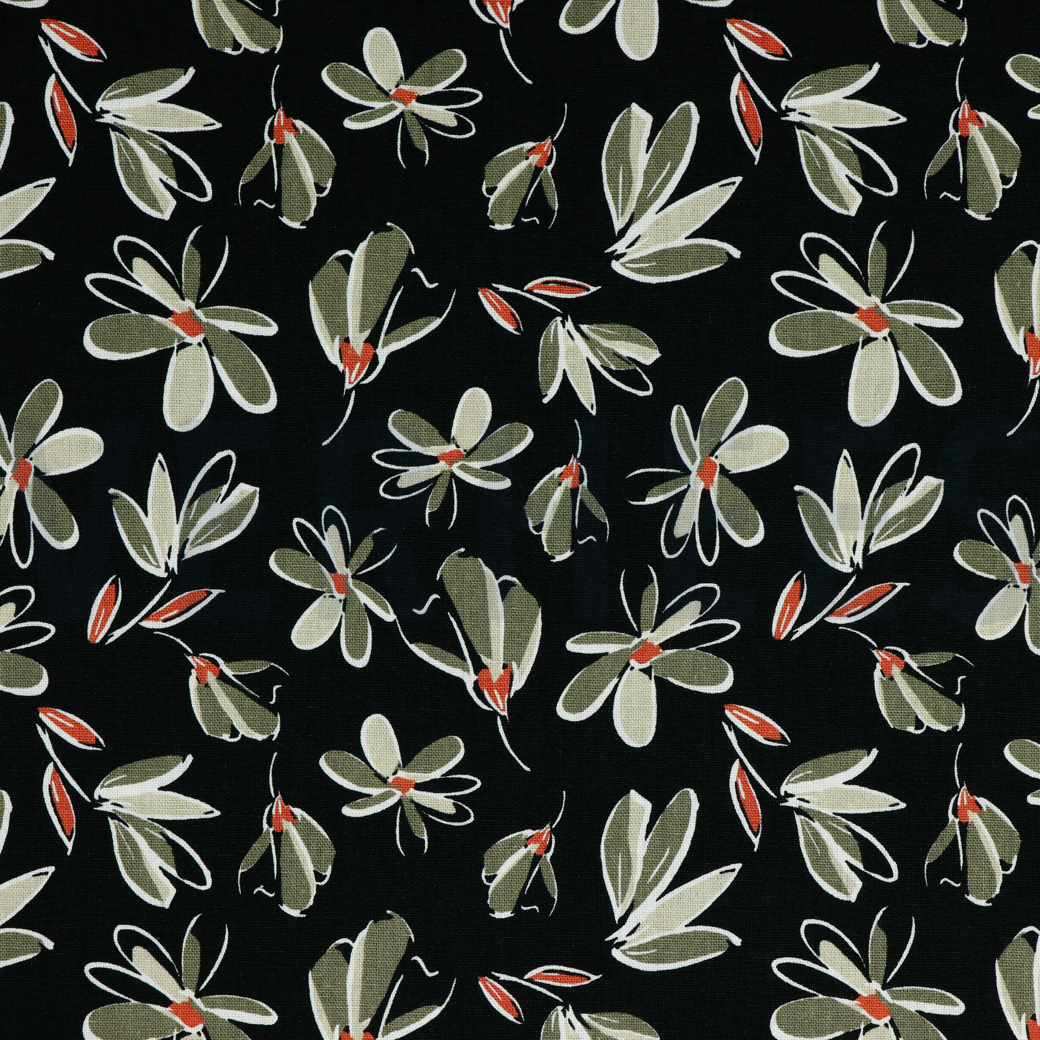 LINEN VISCOSE WASHED FLOWERS BLACK (high resolution)