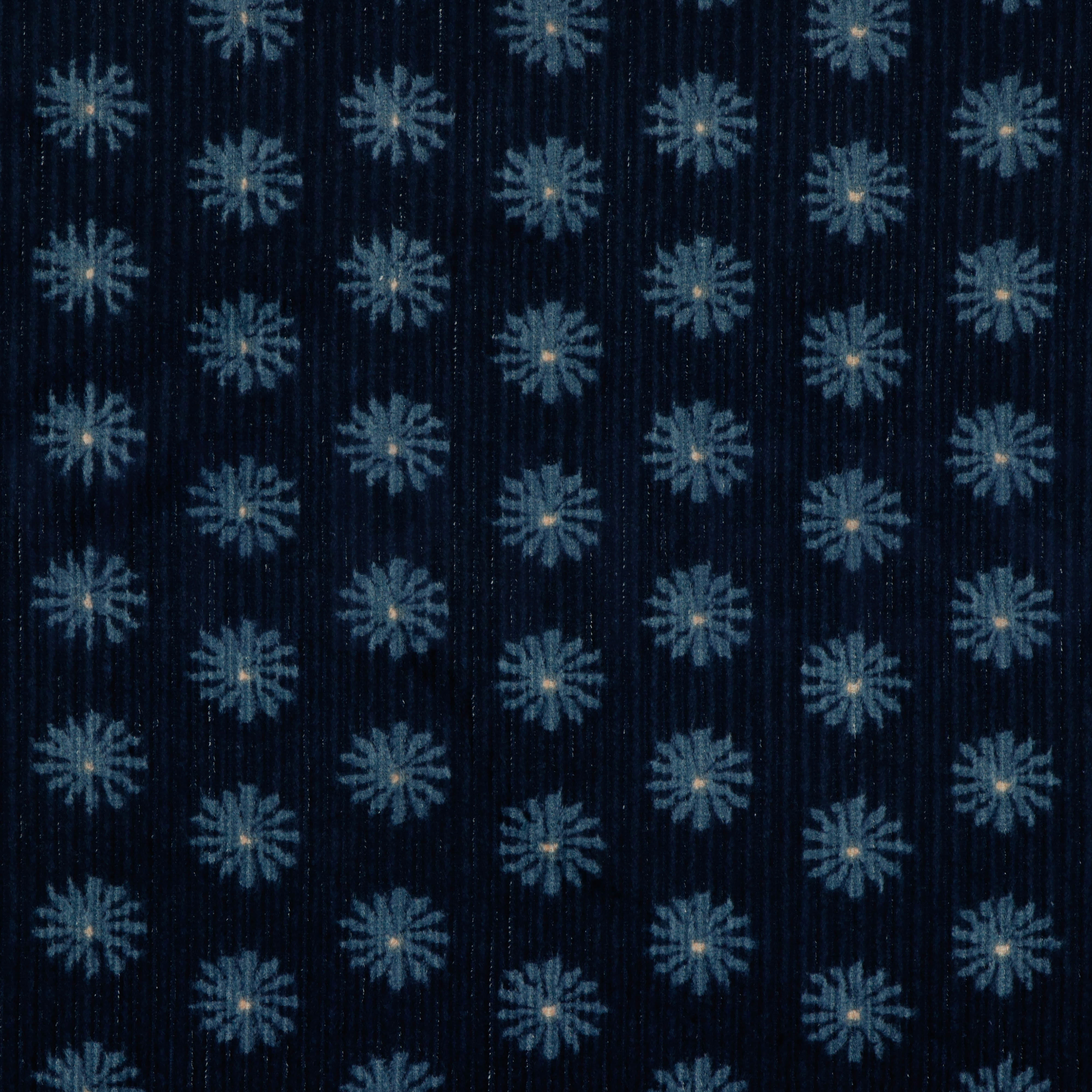 WASHED CORDUROY FLOWERS NAVY (high resolution)