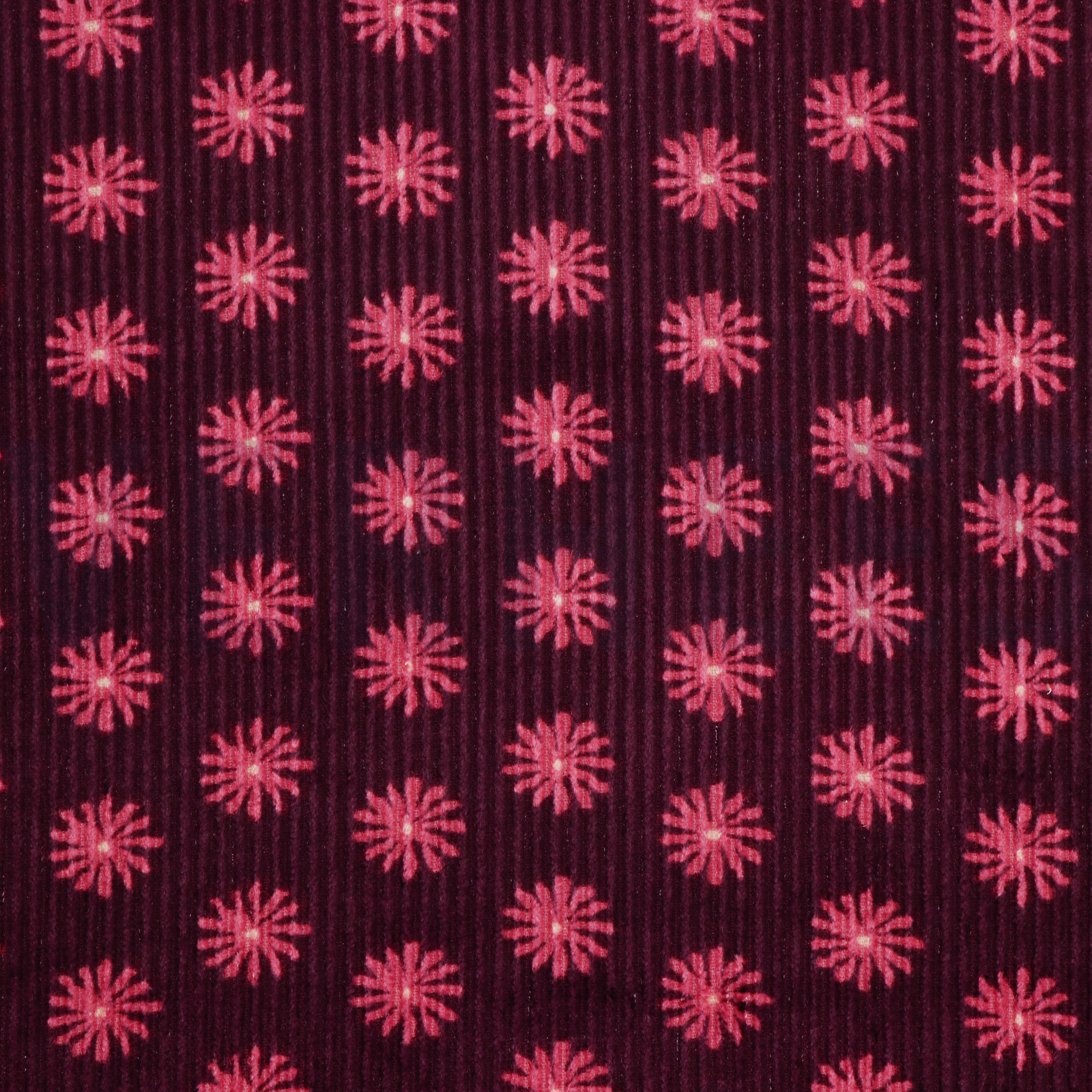 WASHED CORDUROY FLOWERS AUBERGINE (high resolution)