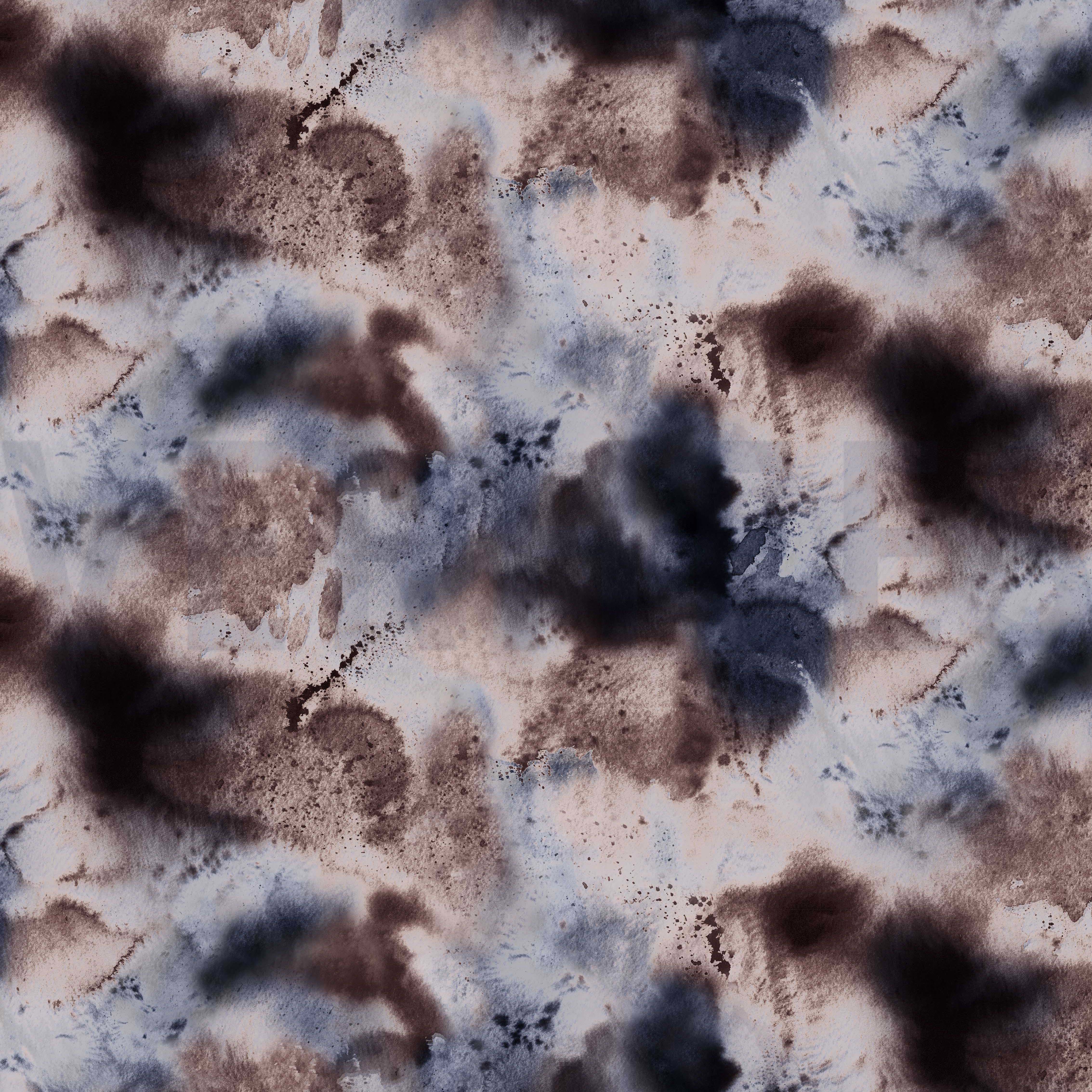 SWEAT DIGITAL TIE DYE NAVY/ COGNAC (high resolution)