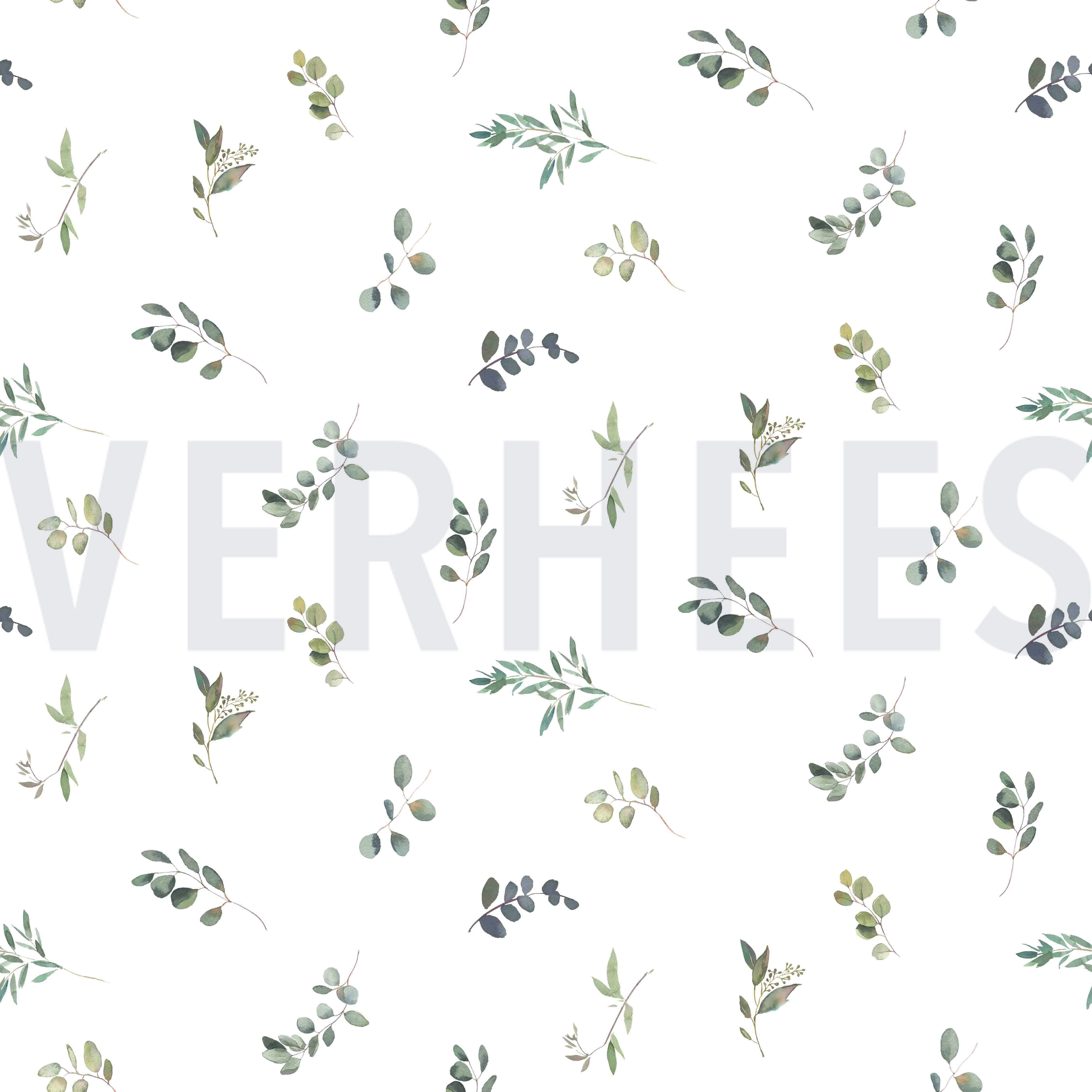 JERSEY DIGITAL EUCALYPTUS WHITE/ GREEN (high resolution)