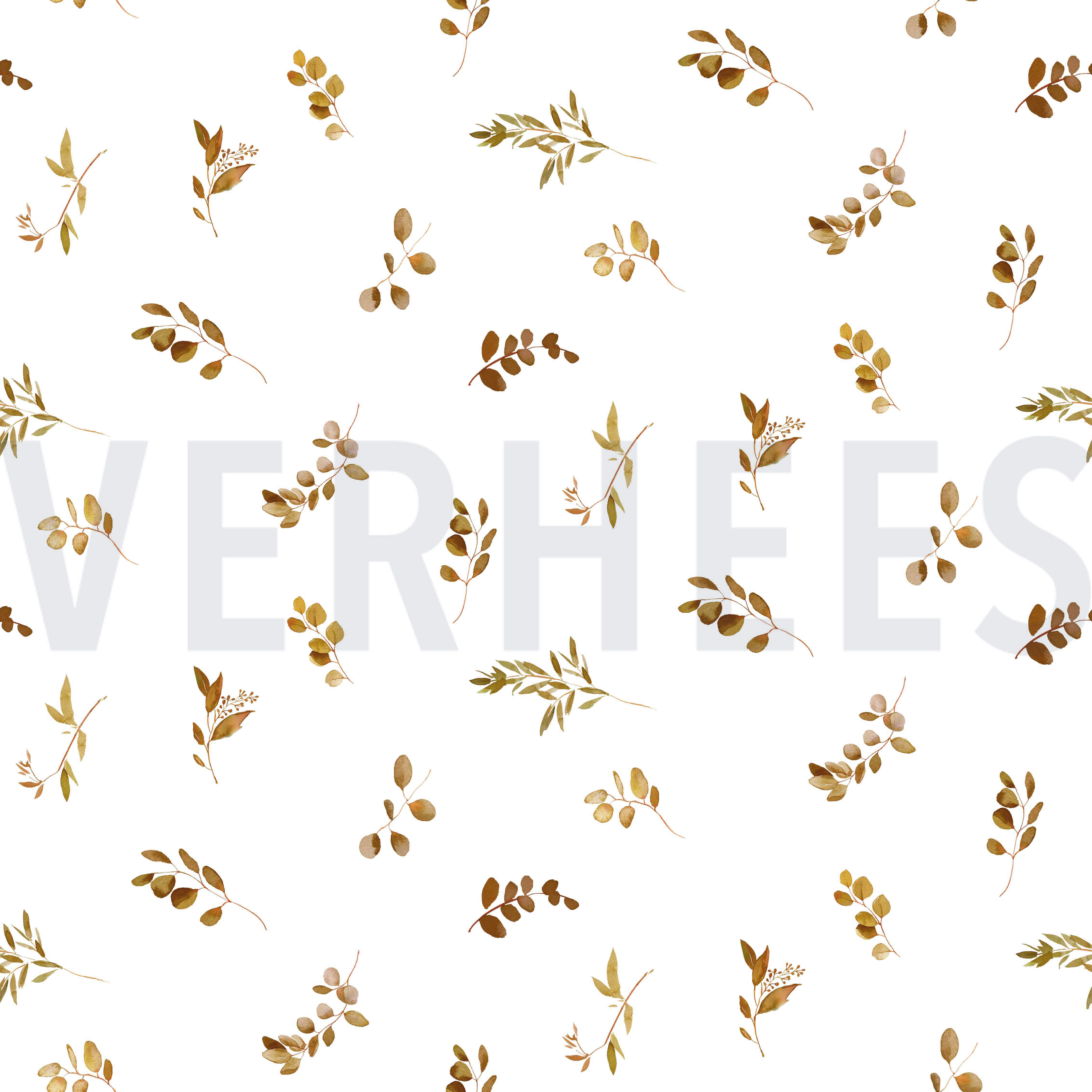 JERSEY DIGITAL EUCALYPTUS WHITE/ BRIQUE (high resolution)