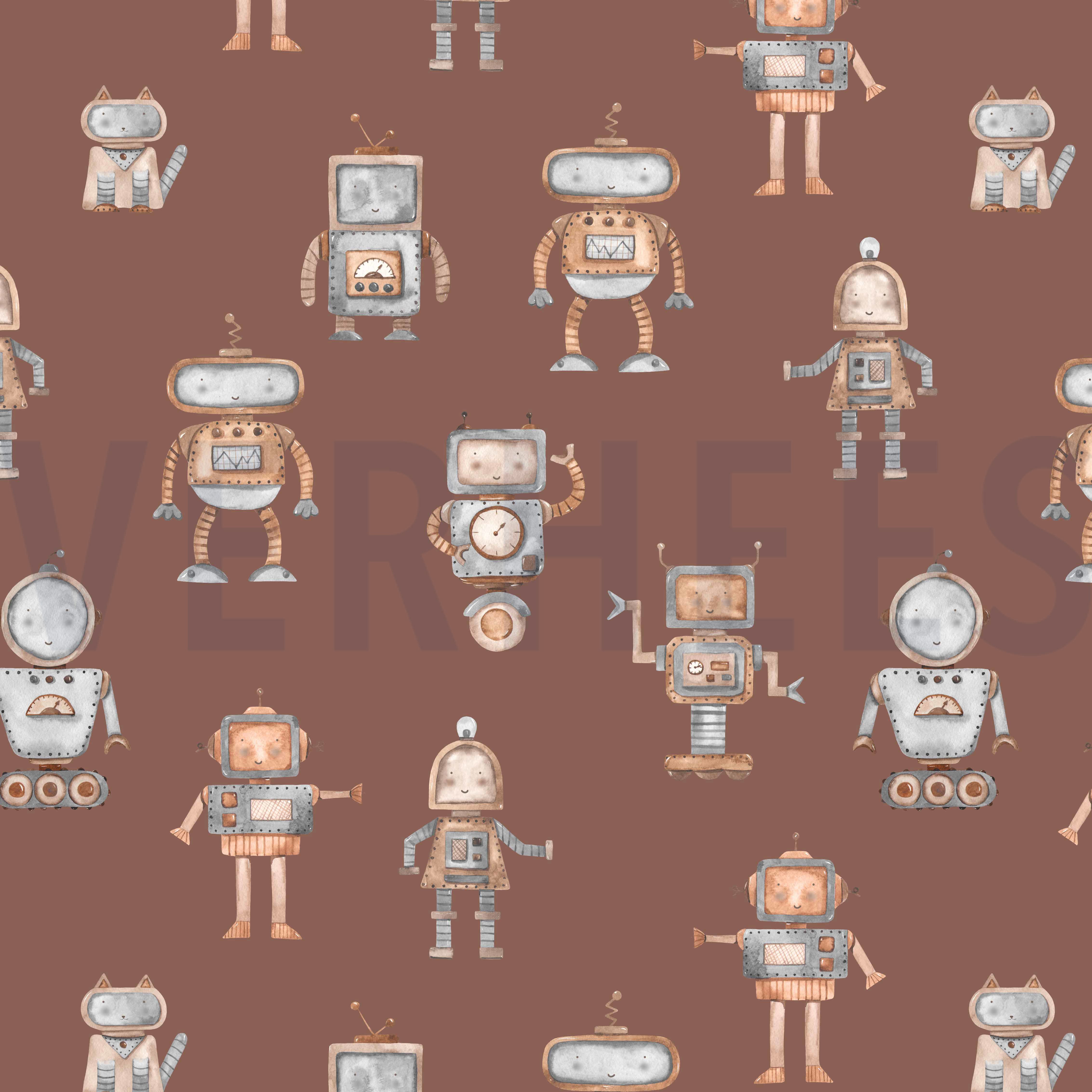 JERSEY DIGITAL ROBOTS COGNAC (high resolution)