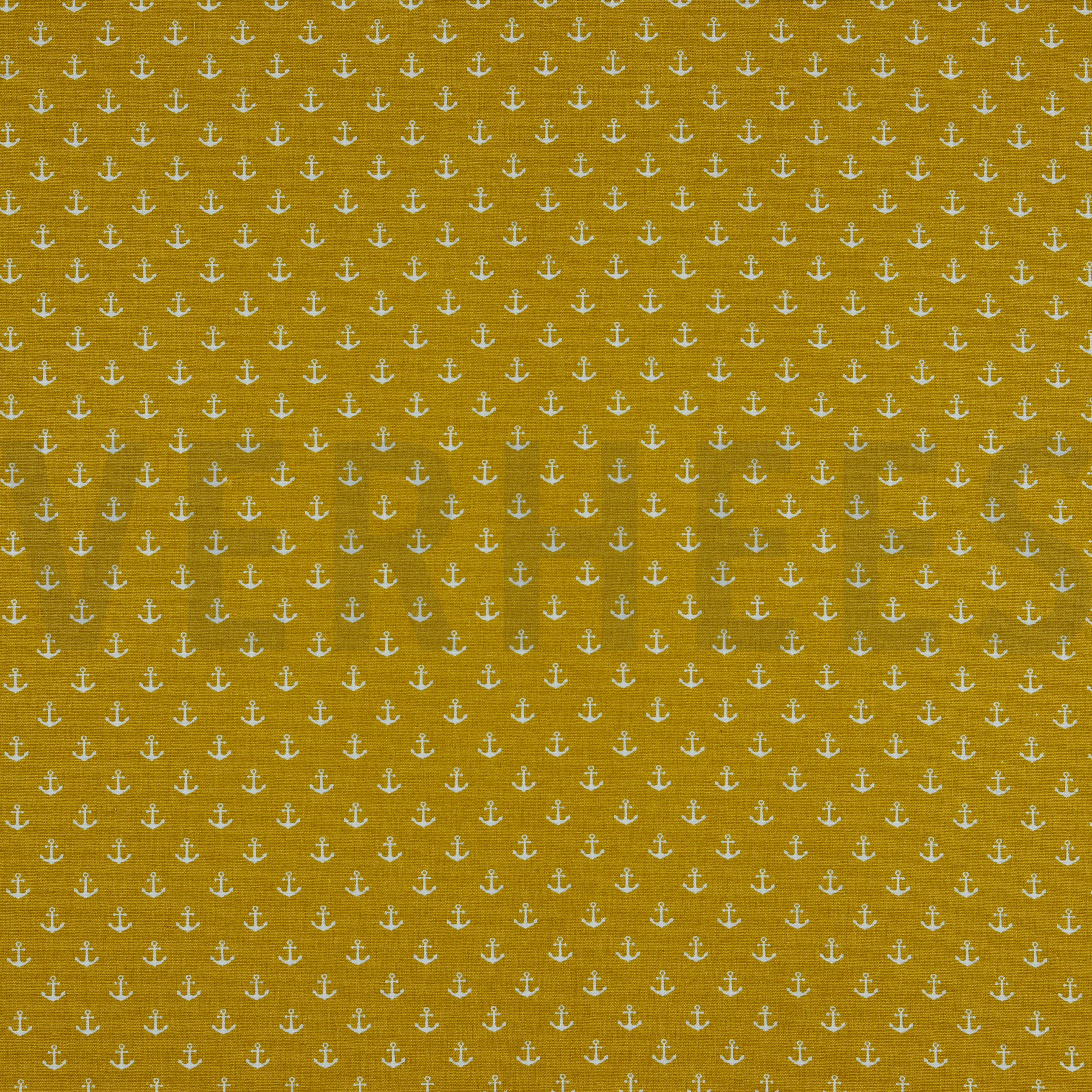 POPLIN PETIT ANCHOR OCHRE (high resolution)