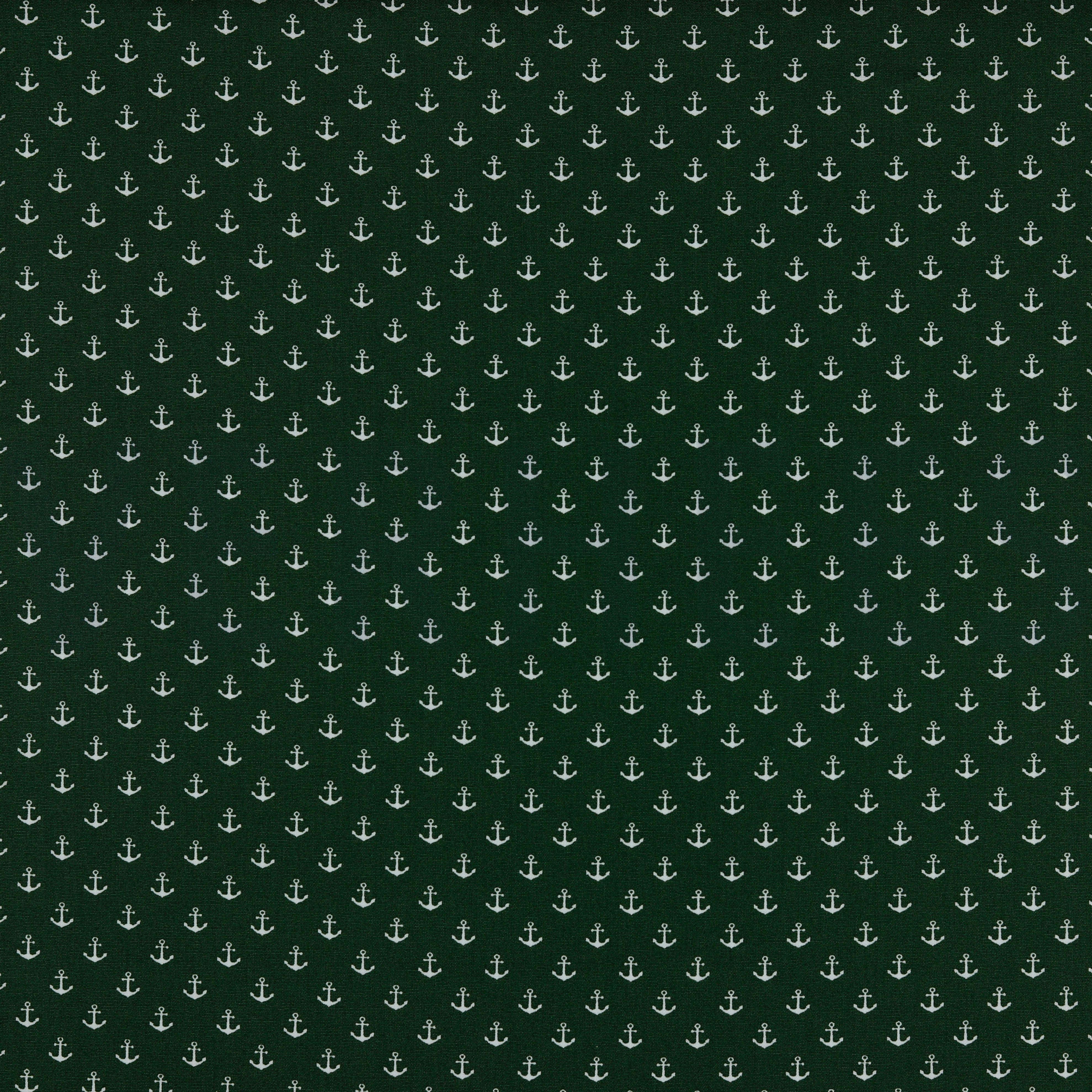 POPLIN PETIT ANCHOR DARK GREEN (high resolution)