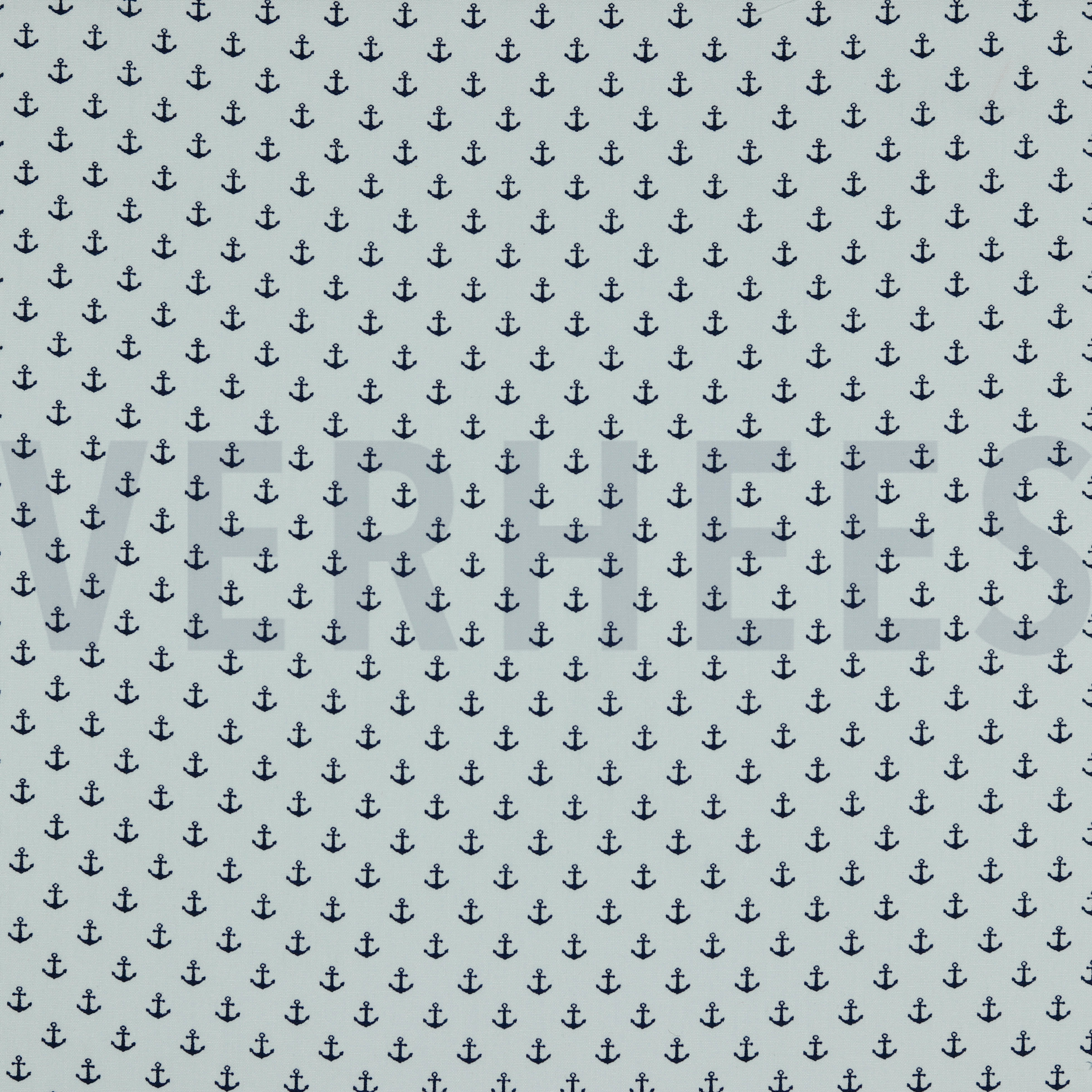 POPLIN PETIT ANCHOR WHITE/NAVY (high resolution)