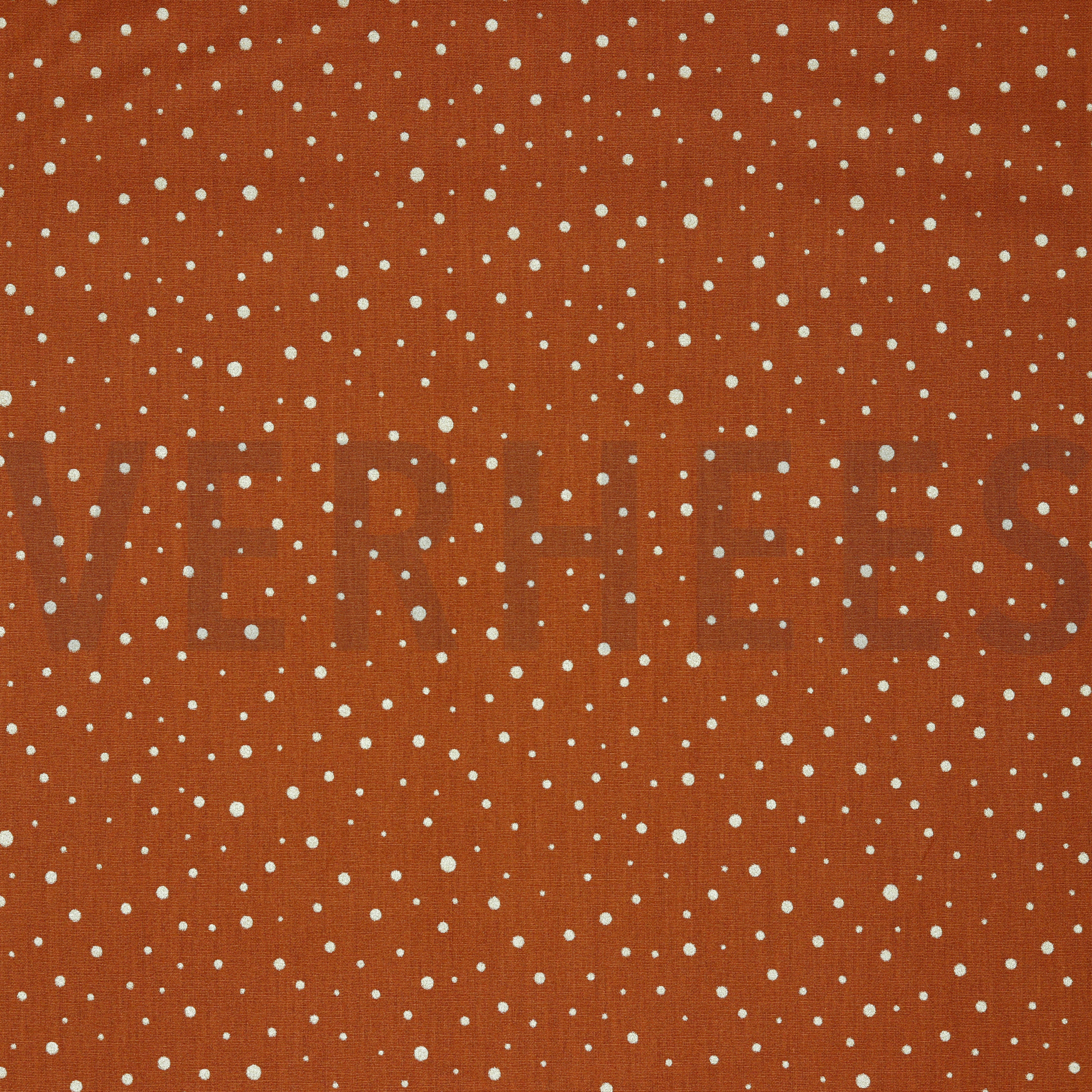 POPLIN GLITTER DOTS RUST (high resolution)