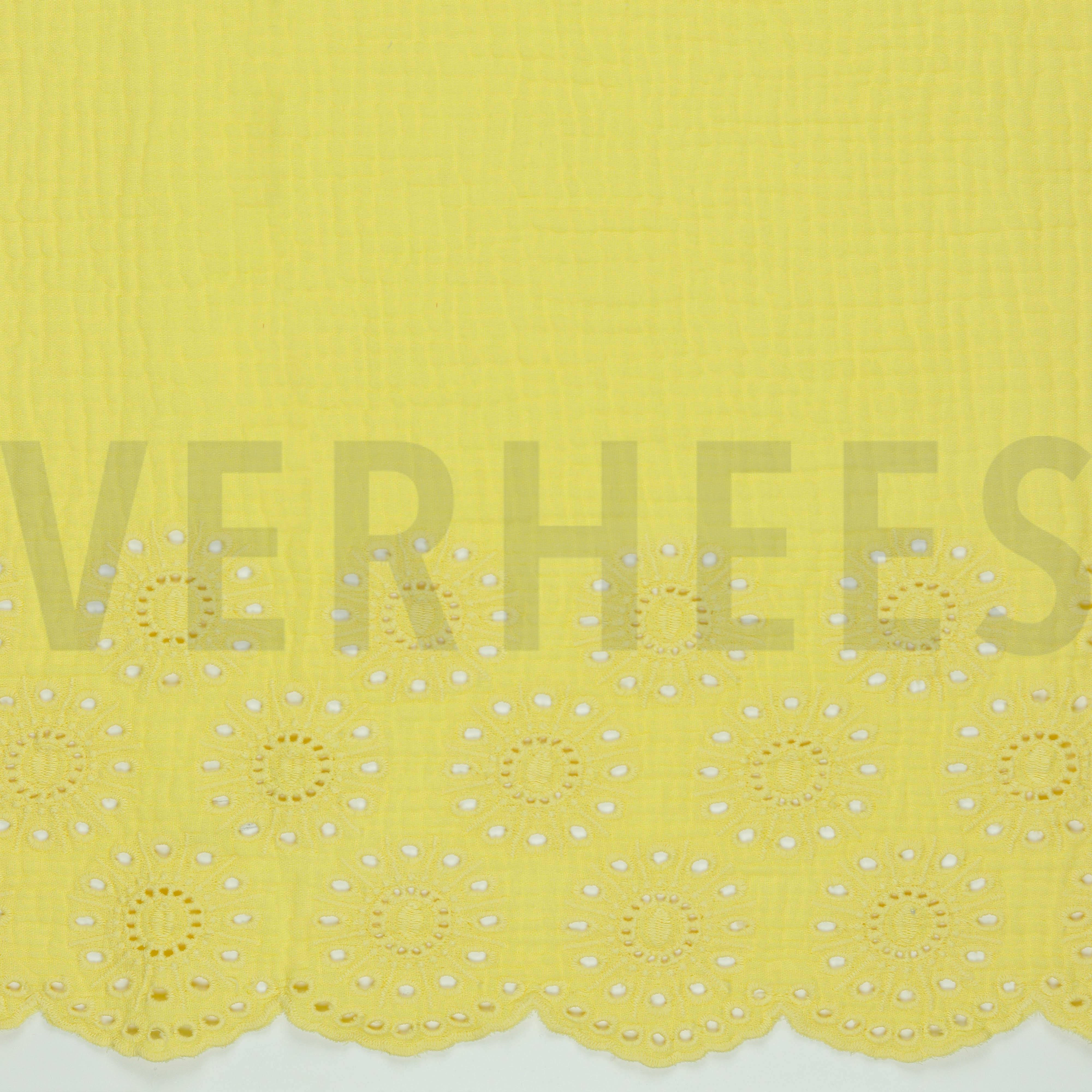 DOUBLE GAUZE BORDER 1-SIDE SOFT YELLOW (high resolution)