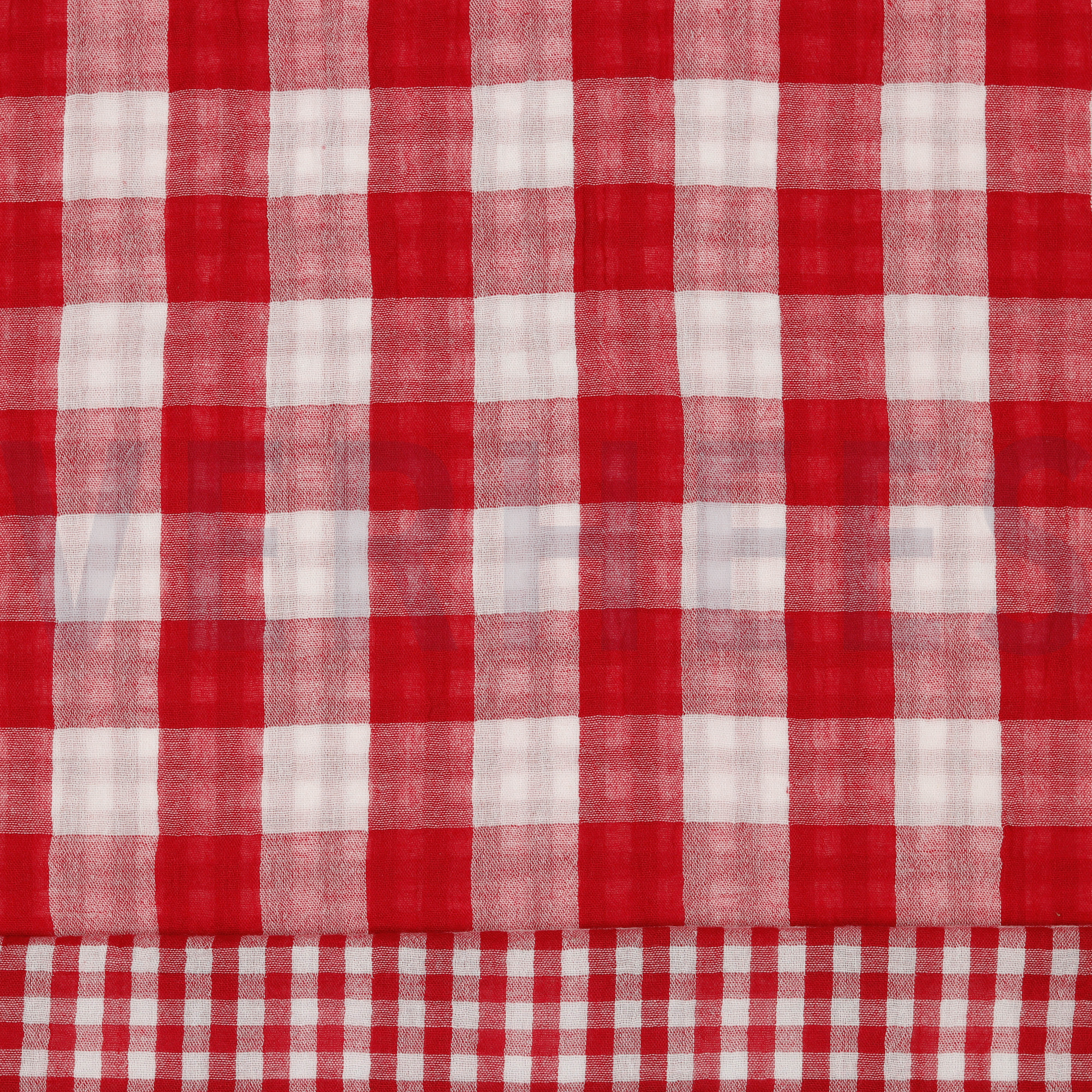 DOUBLE GAUZE DOUBLE SIDED CHECKS RED (high resolution)