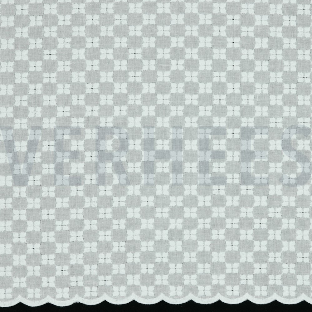 COTTON EMBROIDERY 2-SIDE BORDER WHITE (high resolution)