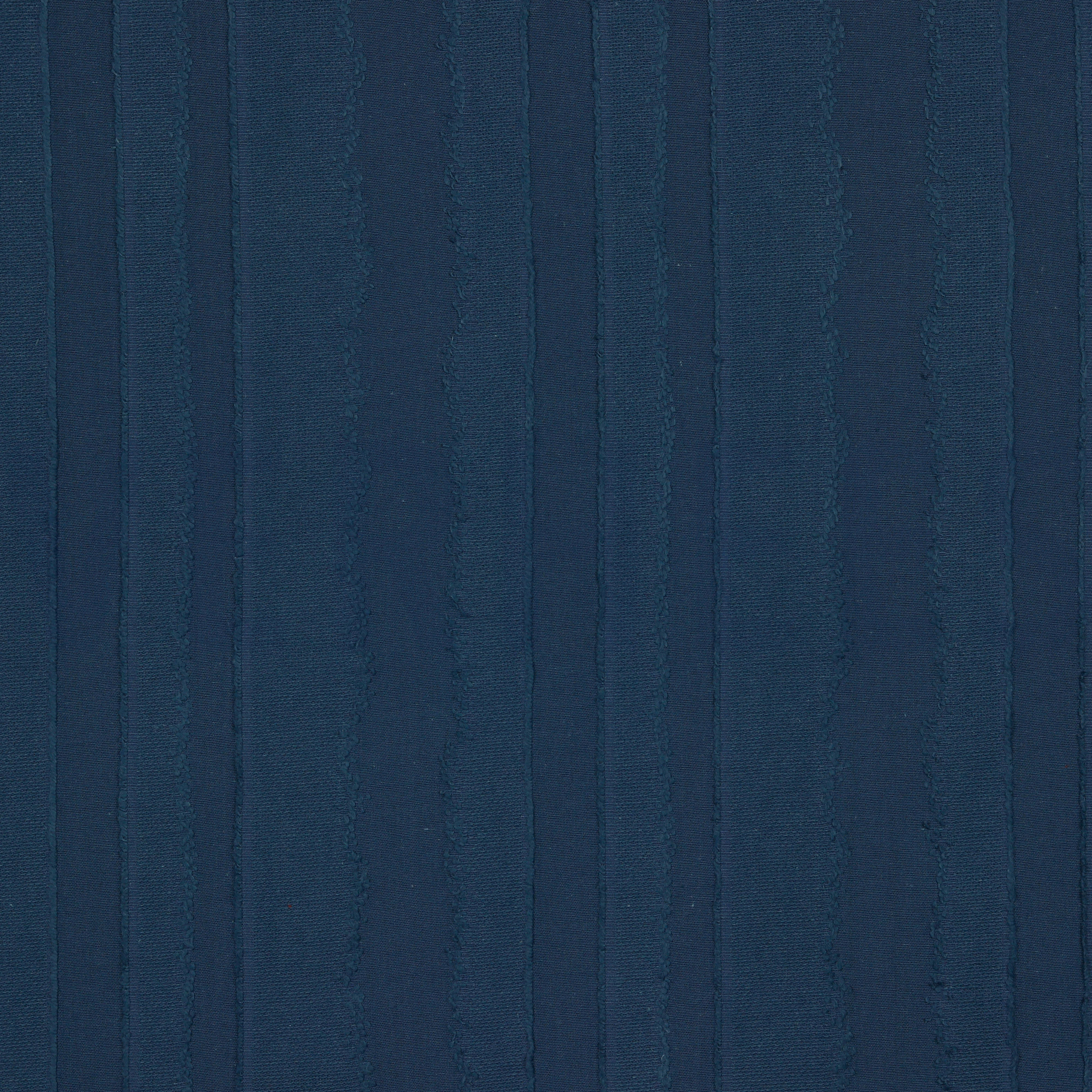 COTTON JACQUARD STRIPES INDIGO BLUE (high resolution)