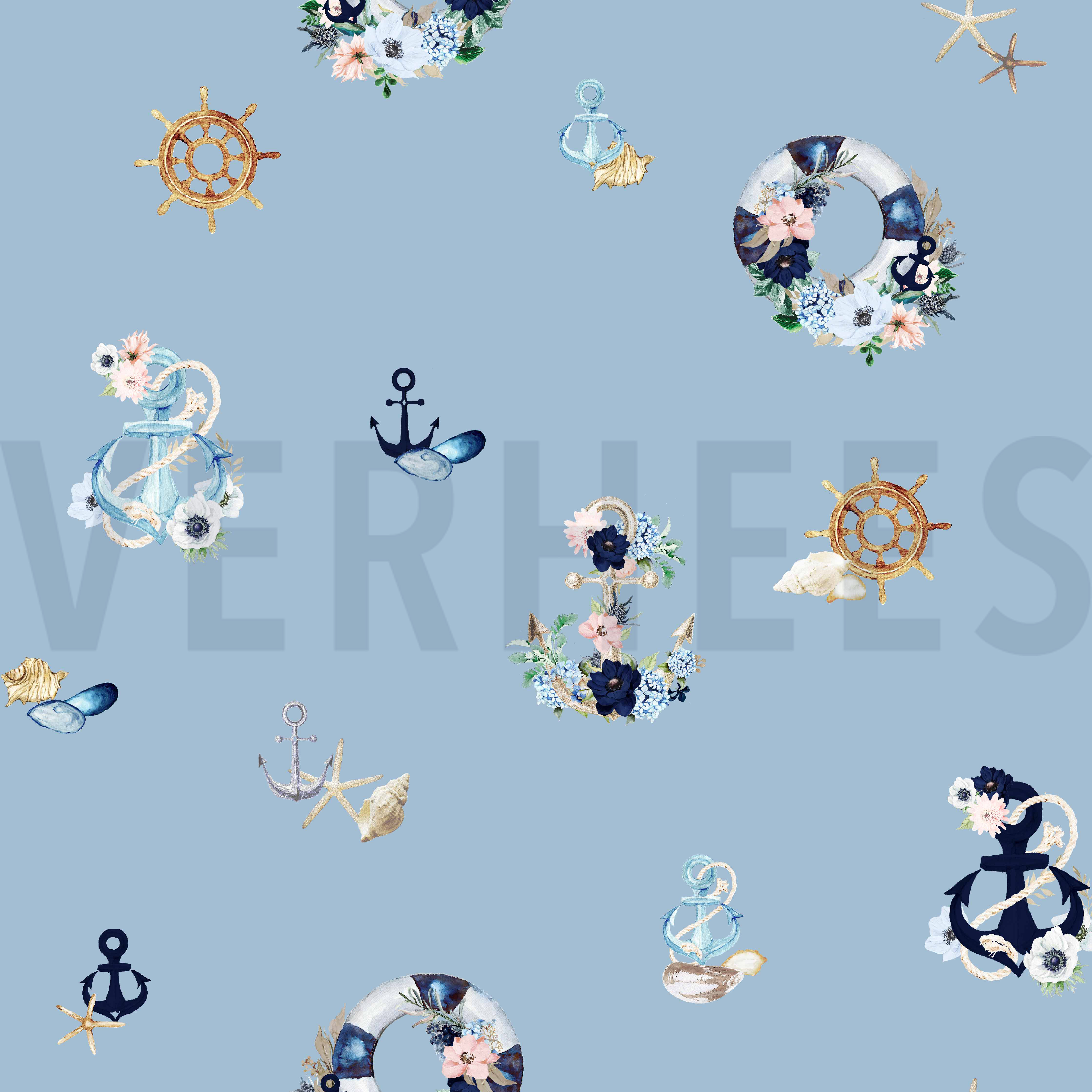 CANVAS DIGITAL ROMANTIC NAUTICAL LIGHT BLUE (high resolution)