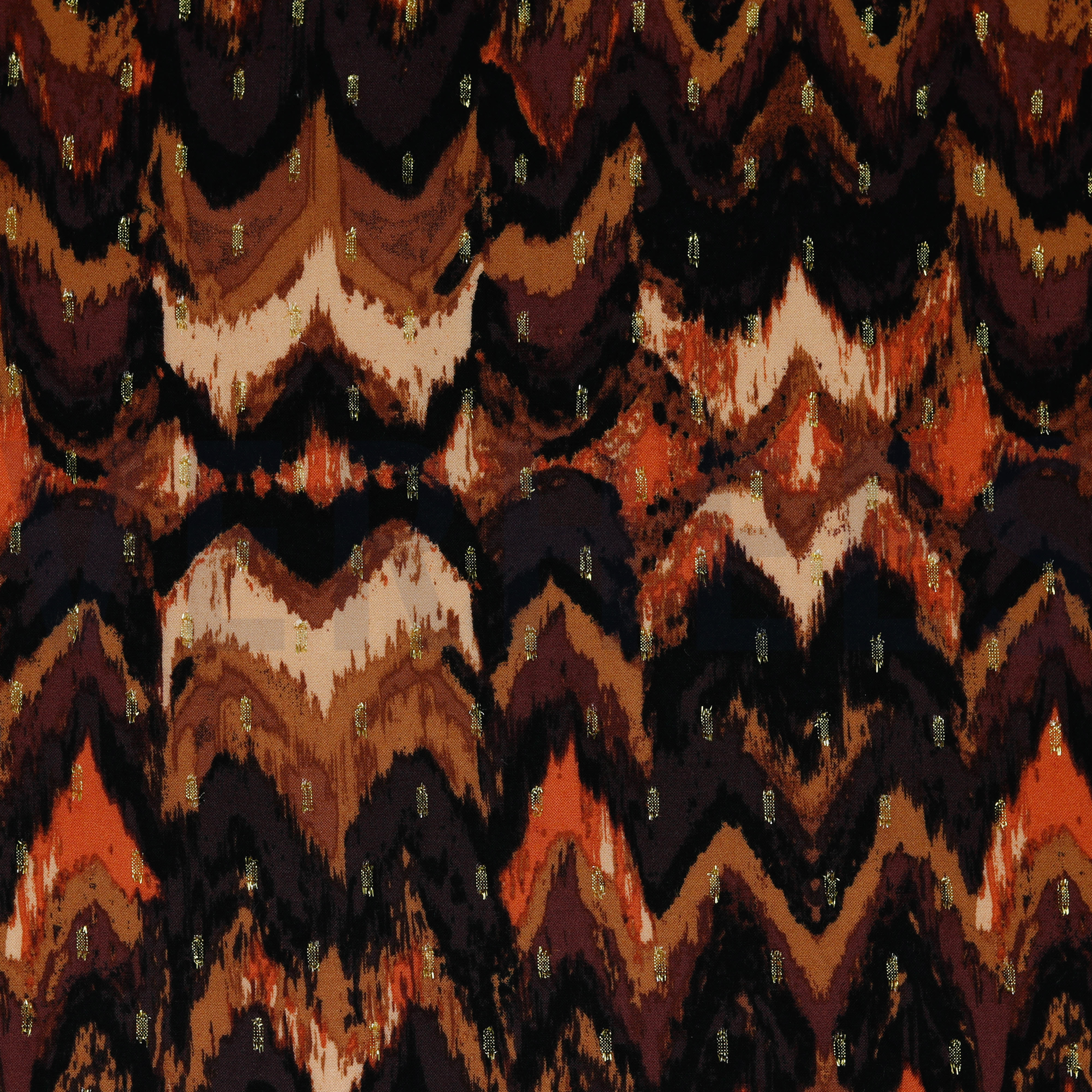 VISCOSE LUREX DIGITAL GRAPHIC DARK BROWN (high resolution)