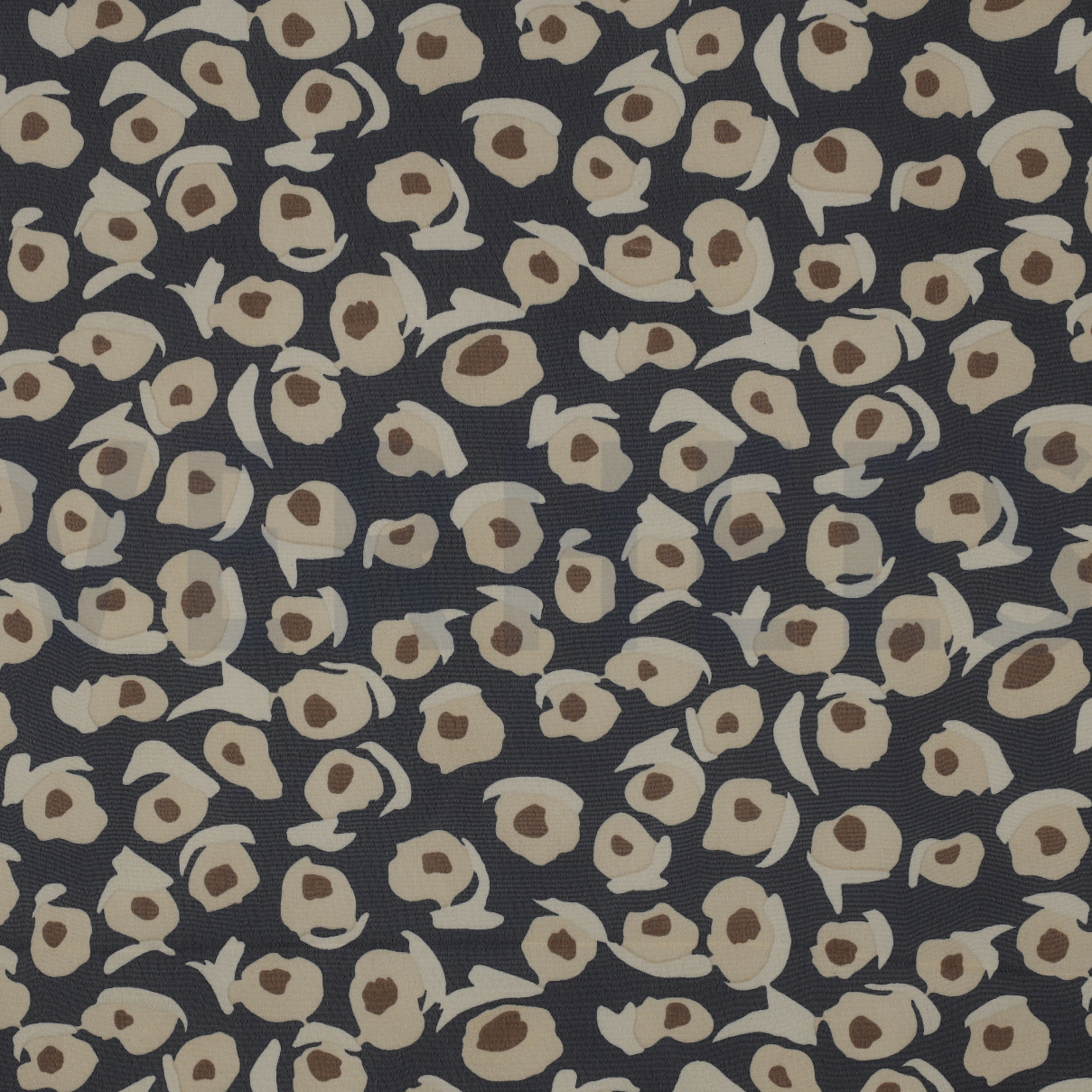 CHIFFON ABSTRACT NAVY / SAND (high resolution)