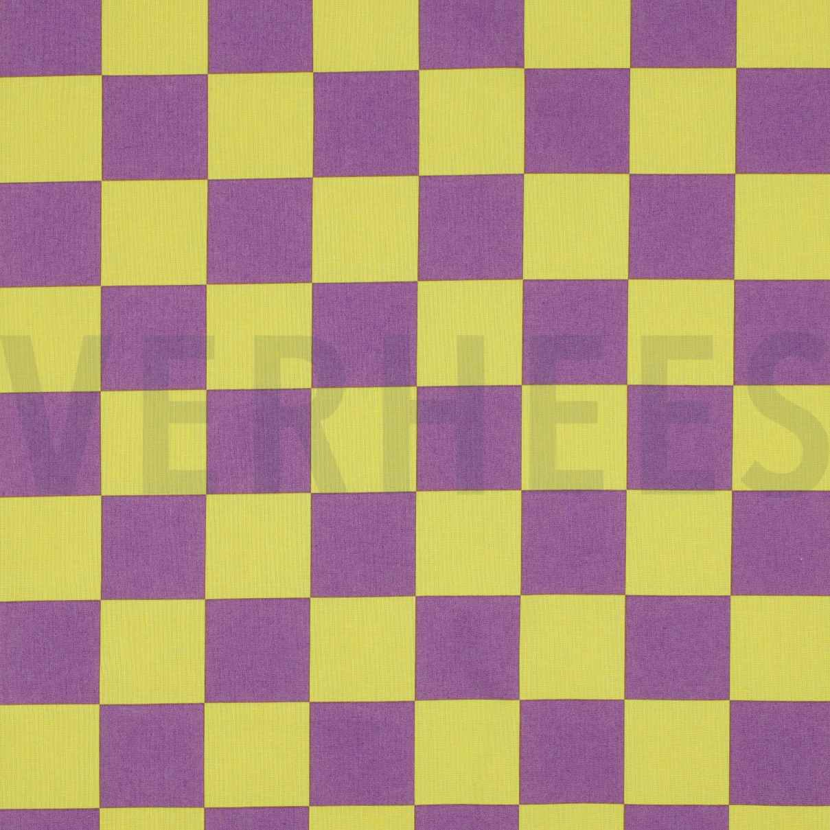 COATED COTTON CHECK YELLOW / PURPLE (high resolution)