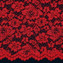 LACE BORDER 2 SIDES RED (thumbnail)