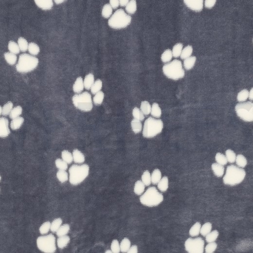 FLEECE DOG PAW LIGHT GREY (thumbnail)