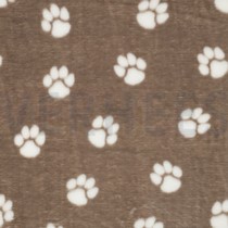 FLEECE DOG PAW BEIGE (thumbnail)