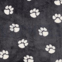 FLEECE DOG PAW DARK GREY (thumbnail)