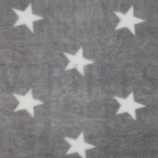 FLEECE STARS GREY / LIGHT GREY (thumbnail)