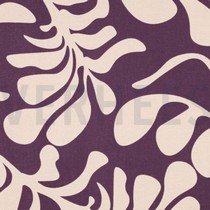 CANVAS VINTAGE LEAVES DARK PURPLE (thumbnail)