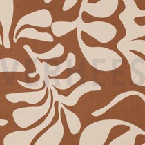 CANVAS VINTAGE LEAVES COGNAC (thumbnail)