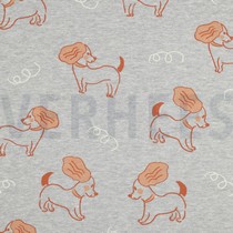 SWEAT MELANGE DOGS LIGHT GREY MELANGE (thumbnail)