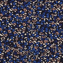 MAGNOLIA STRETCH ANIMAL SKIN NAVY (thumbnail)