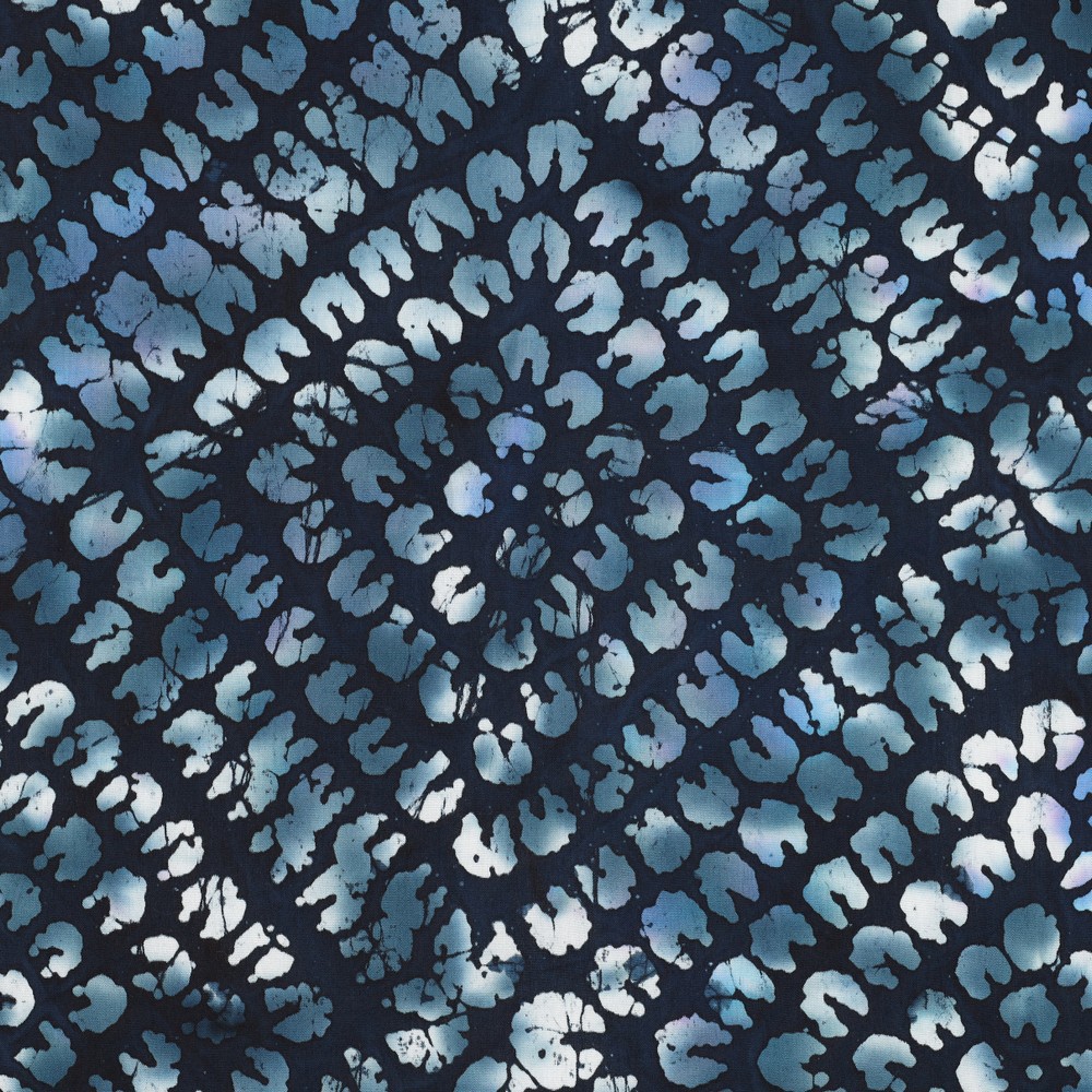 UNIQUE CRAFTED BATIK VISCOSE NAVY (thumbnail)