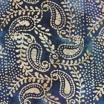 UNIQUE CRAFTED BATIK COTTON VOILE DARK COBALT (thumbnail)