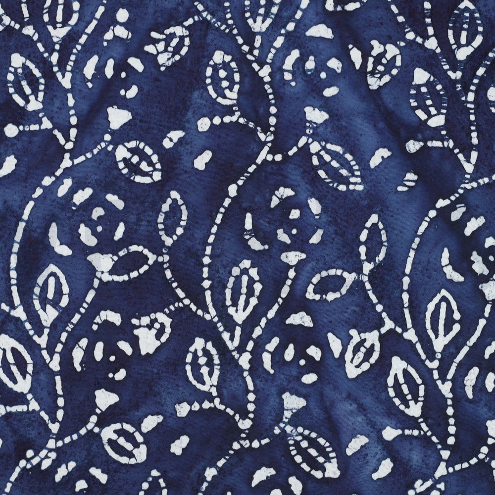 UNIQUE CRAFTED BATIK VISCOSE INDIGO (thumbnail)