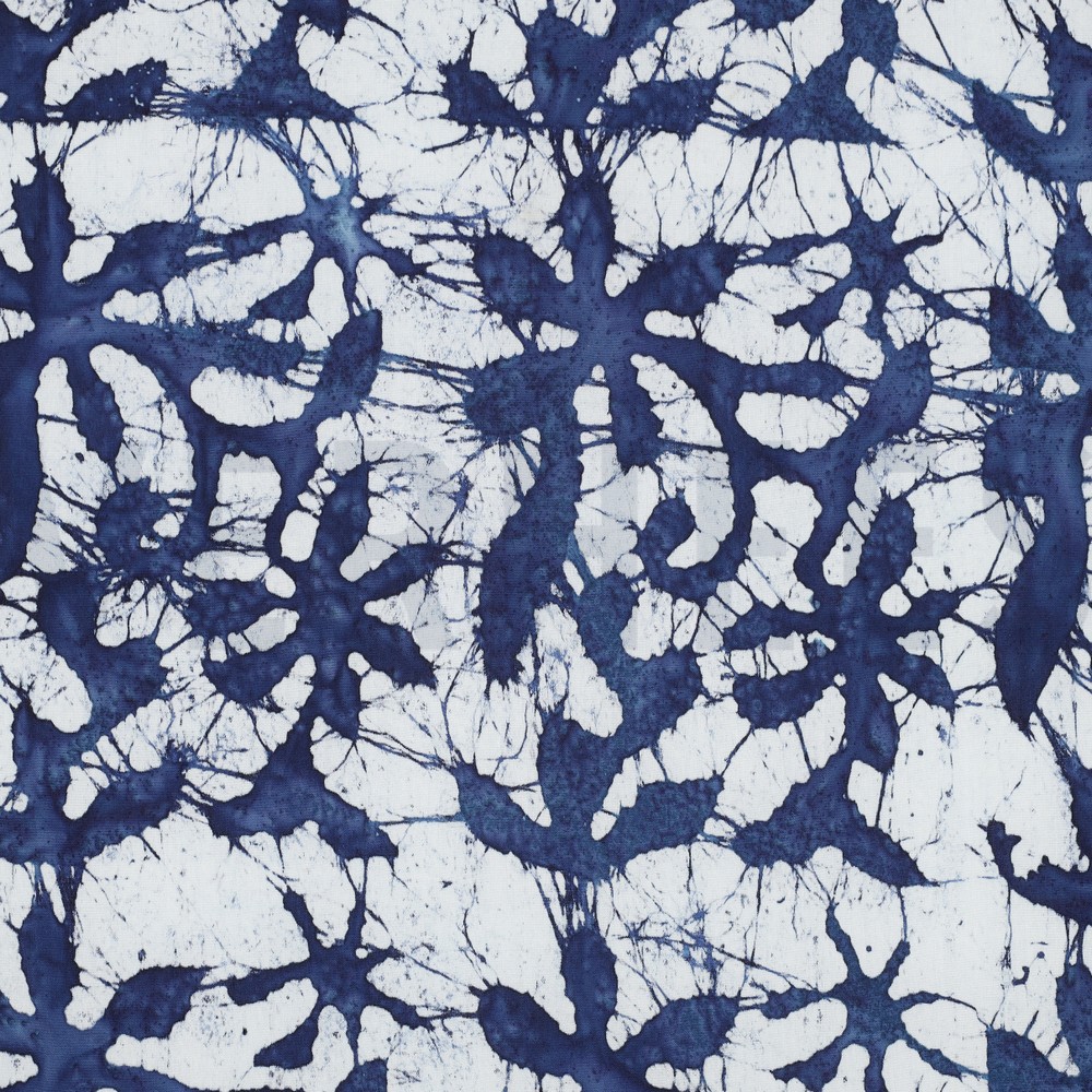 UNIQUE CRAFTED BATIK VISCOSE INDIGO (thumbnail)