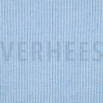 DOUBLE GAUZE YARN DYED STRIPES LIGHT BLUE (thumbnail)