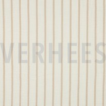 DOUBLE GAUZE YARN DYED STRIPES BEIGE (thumbnail)