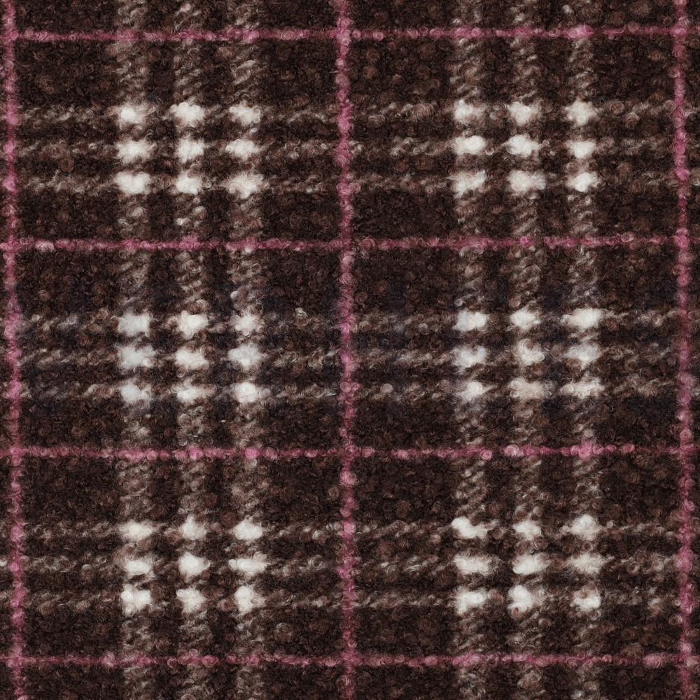 BOUCLE CHECKS BROWN (thumbnail)