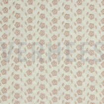 LINEN VISCOSE EMBROIDERY ROSE (thumbnail)