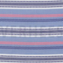 COTTON YARN DYED JACQUARD NEON LIGHT BLUE / PINK (thumbnail)