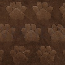 FLEECE DOG PAWS BROWN (thumbnail)