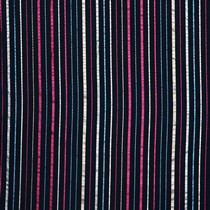 COTTON LUREX STRIPE NAVY (thumbnail)