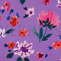 FRENCH TERRY DIGITAL COLETTE NERIDA HANSEN LAVENDER (thumbnail)