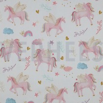 FINE POPLIN DIGITAL UNICORNS WHITE (thumbnail)