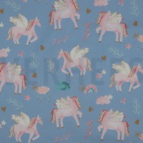 FINE POPLIN DIGITAL UNICORNS LIGHT BLUE (thumbnail)