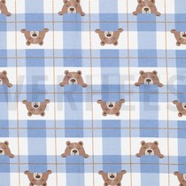 FLANNEL BEAR CHECK JEANS (thumbnail)