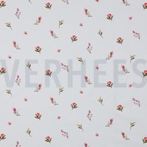 JERSEY DIGITAL RABBITS AND FLOWERS WHITE (thumbnail)