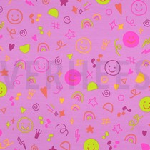 JERSEY NEON DOODLES LAVENDER (thumbnail)