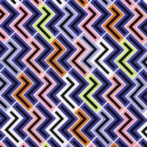 ROSELLA STRETCH GEOMETRIC PURPLE (thumbnail)