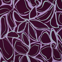 ROSELLA STRETCH ABSTRACT FLOWERS PURPLE (thumbnail)