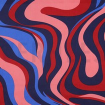 COTTON SATIN ABSTRACT NAVY (thumbnail)