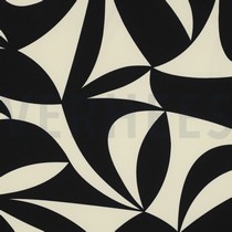 MAGNOLIA STRETCH GEOMETRIC BLACK (thumbnail)