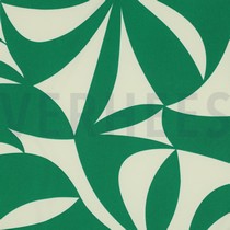 MAGNOLIA STRETCH GEOMETRIC GREEN (thumbnail)